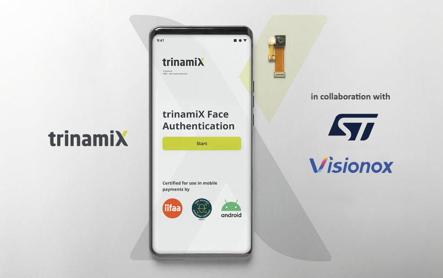 TrinamiX, Visionox and STMicroelectronics present cost-efficient, secure Face Authentication system for behind-OLED integration in smartphones